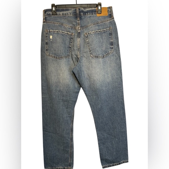 Aeropostale 90’a Super high Rise straight Distressed jeans, NWOT, size 10 - Picture 3 of 6